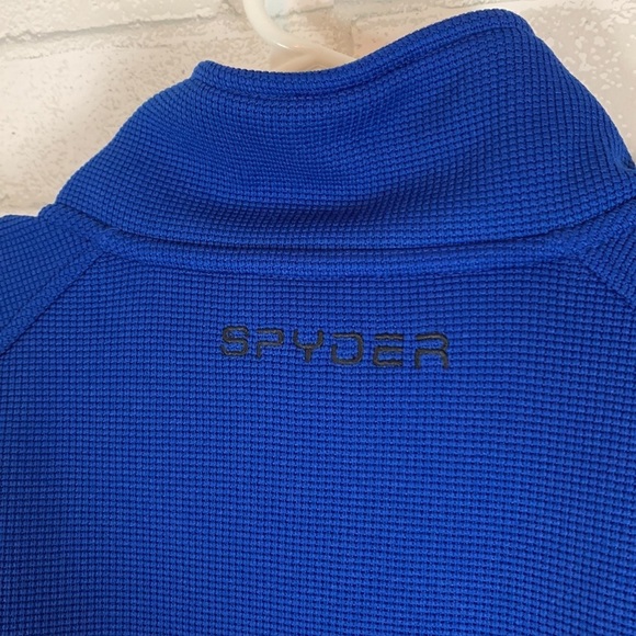 Spyder Fleece Lined Quarter Zip Pullover Jacket NWOT - Picture 8 of 10
